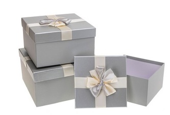 ZESTAW PUDELEK PUG-25165-KW GREY 3PCS