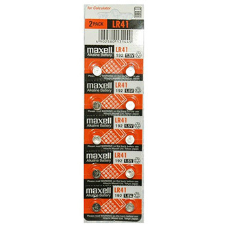 Maxell Jednorázová alkalická baterie LR41, 10-pack