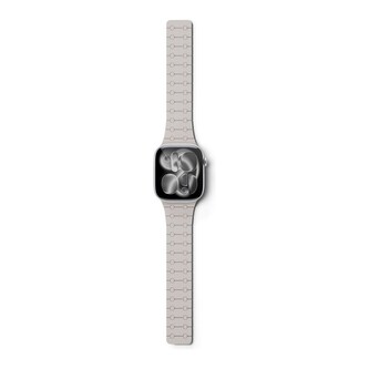Epico Magnetic+ silikonový řemínek pro Apple Watch 42/41/40/38mm hvězdně bílý