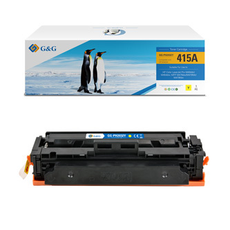 G&G kompatibilní toner s HP W2032A, NT-PH2032Y, HP 415A, yellow, 2100str., POZOR bez čipu