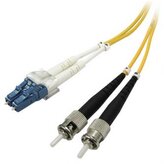 Optický Patch Cord Single mod (9/125), 2xLC - 2xST, 1m, economy