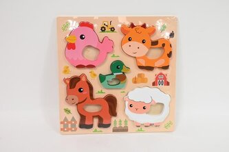 Układanka drewno farma BPUZ8084 78084