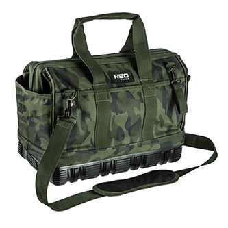 Outdoor taška, maskáčová z polyesteru, 84-322, voděodolné dno, nastavitelné popruhy, Neo Tools