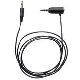 Audio Hands free kabel, Jack (3.5mm) samec 4-pólový - Jack (3.5mm) samec, 1.2 m, stereo, černý, pro iPhone/iPad 38588