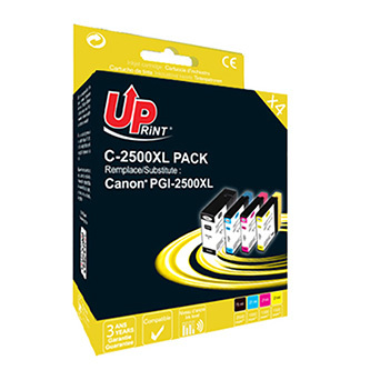 UPrint kompatibilní ink s PGI 2500XL, C-2500XL BK/C/M/Y PACK, black/cyan/magenta/yellow, 75+3x21ml