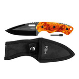 Neo Tools Survival nůž, nerezová ocel, 20mm, 9mm, 63-109, křesadlo v rukojeti