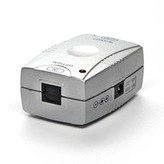 Audio převodník digitálního signálu, z optického na coaxiální, TOSLINK samice - CINCH samice, součástí je i DC adaptér, DOPRODEJ