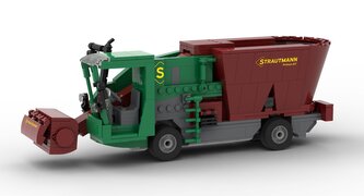 BRIXIES Plus 222.791 Strautmann Primus 617 - míchací krmný vůz, 483 k