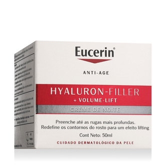 Eucerin Hyaluron-Filler Noční pleťový krém + Volume-Lift Night Cream 50 ml pro ženy