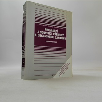 Prováděcí a souvisící předpisy k občanskému zákoníku