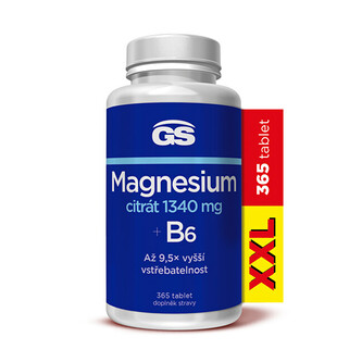 GreenSwan GS Magnesium citrát 1340 mg B6 365 tablet XXL