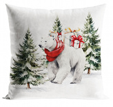Vánoční polštář WINTER BEER 45x45 cm  Mybesthome