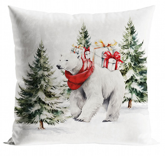 Vánoční polštář WINTER BEER 45x45 cm  Mybesthome