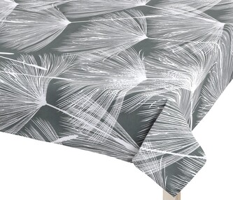 Ubrus ADÉLA - Šedá,Bílá - 100x100 cm