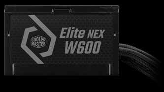 Cooler Master zdroj Elite NEX 600W 230V, 120mm, 80+ White, Mesh (opletené kabely)