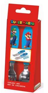 Dětský nerez příbor SUPER MARIO