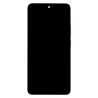 LCD Display + Dotyková Deska + Přední Kryt pro Poco M7 Pro 5G Black (Service Pack)