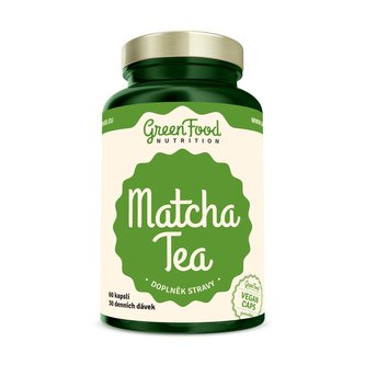 GreenFood nutrition - Matcha Tea 60 vegan kapslí