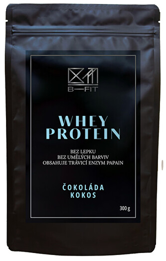 B-Fit Club Whey protein Čokoláda - Kokos 30 g