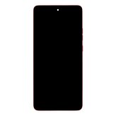 Motorola G86 LCD Display + Dotyková Deska + Přední Kryt Red (Chrysanthemum) (Service Pack)