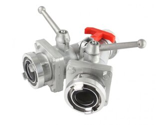 Požární kulový rozdělovač 52mm (2") na 2x52mm (2") MAR-POL