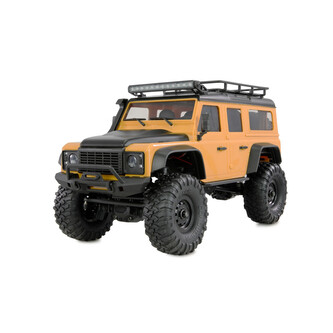 AMXRock D90 Scale RC Crawler 4WD 1:16 RTR LED rampa oranžový