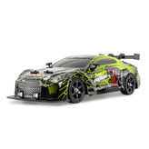 Drift Sport RC Car GTR 4WD 1:16 RTR s kouřem a LED osvětlením zelené