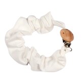 BABY 01757 Zawieszka do smoczka ecru bawełna