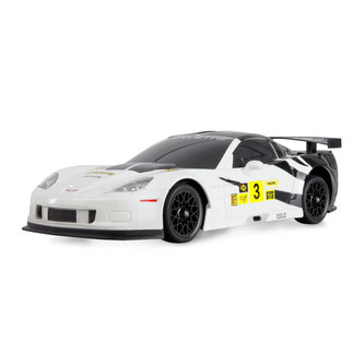 Corvette C6.R RC Drift Car 4WD LED 1:18 RTR licencovaná bílá