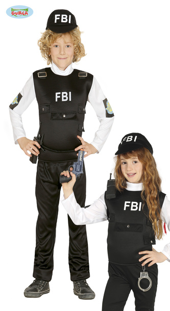 Agent FBI kostým dětský 10 – 12 let