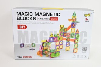 Klocki magnetyczne tor dla kulek126el H13445 41569