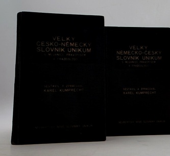 Velký česko-německý, německo-český slovník UNIKUM (komplet 2 sva