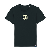 Tričko Fotbalový míč černé Černé XXL