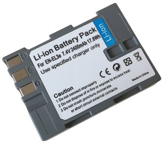 TRX baterie Nikon/ 1500 mAh/ pro D50/ D70/ D80/ D90/ D100/ D200/ D300/ D300s/ D700/ neoriginální