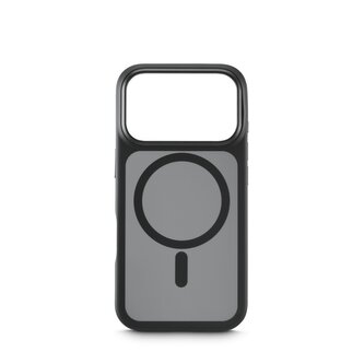 Black Rock Hybrid Case, kryt pro Apple iPhone 17 Pro, magnetický, matný, poloprůhledný černý