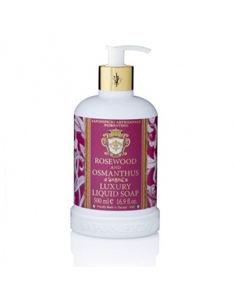 FIORENTINO: Luxusní tekuté mýdlo „Růžové dřevo a vonokvětka (osmanthus)“ 500ml  K3094