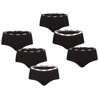 6PACK dámské kalhotky Puma černé (701218848 001) L