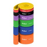 TPE sada cvičebních pásů - Power Band PT-S7, 4-82 kg, 5 pásů, REBEL ACTIVE