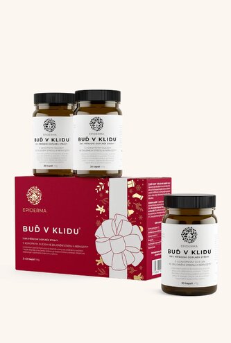 EPIDERMA® Buď v klidu 90 kapslí Vánoční balení Epiderma