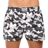 Pánské trenky Styx art klasická guma maskáč šedý (A1952) XXL