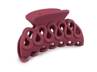 Skřipec do vlasů - 1 ks - 20 fialovorůžová