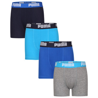 4PACK chlapecké boxerky Puma černé (701236149 002) 140