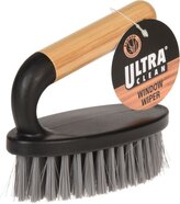 kartáč SCRUB 14x6x11cm, černý mat, BAMBUS/plast