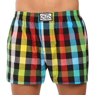 Pánské trenky Styx klasická guma vícebarevné (A0106) XXL