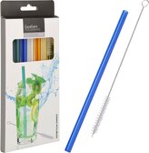 brčko d 4mm,   cm,  7ks, čistič, rovné, barev. SKLO