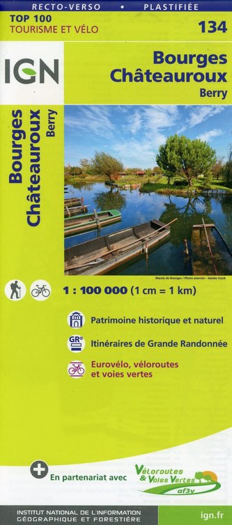 Bourges Châteauroux 1:100 000 Bourges Châteauroux 1:100 000