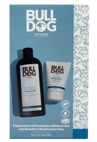 Peppermint a Eucalyptus Shower Gel a krém na citlivou pleť 2ks Bulldog