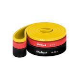 TPE sada cvičebních pásů - Power Band PT-S3, 4-55 kg, 3 pásy, REBEL ACTIVE
