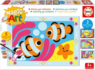 EDUCA Malování podle čísel: Podmořský svět