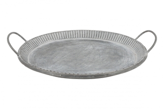 Kovový tác Vel M, průměr 33 cm